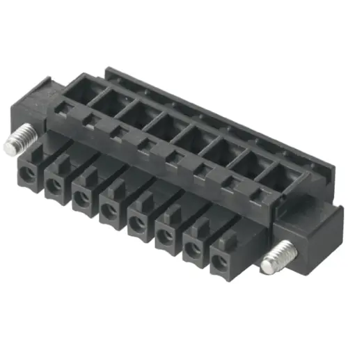 Buchsenleiste, 9-polig, RM 3.81 mm, abgewinkelt, schwarz, 1899540000 Gratis Versand