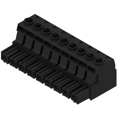 Top-Seller Buchsenleiste, 9-polig, RM 10.16 mm, gerade, schwarz, 1924610000