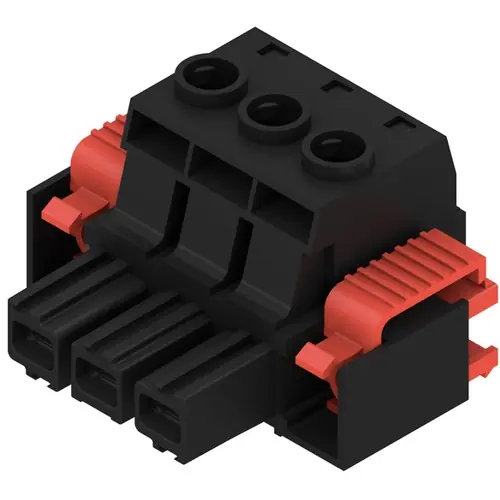 Buchsenleiste, 3-polig, RM 10.16 mm, gerade, schwarz, 1924630000 Solange Der Vorrat Reicht