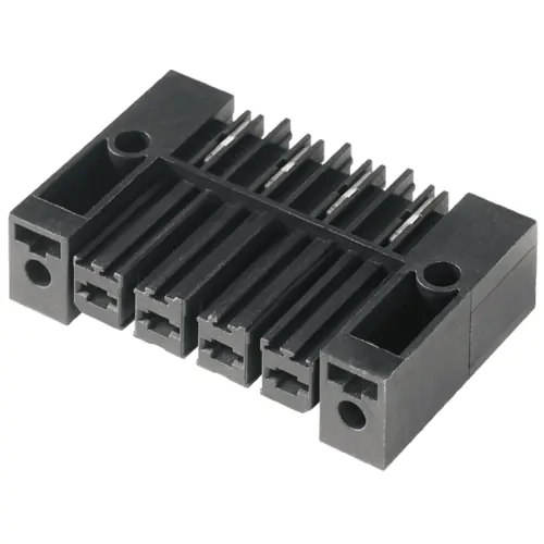 Buchsenleiste, 4-polig, RM 7.62 mm, abgewinkelt, schwarz, 1928410000 Neu Im Sortiment