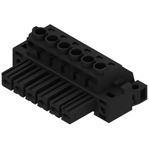 Buchsenleiste, 6-polig, RM 7.62 mm, gerade, schwarz, 1929670000 Top-Angebot