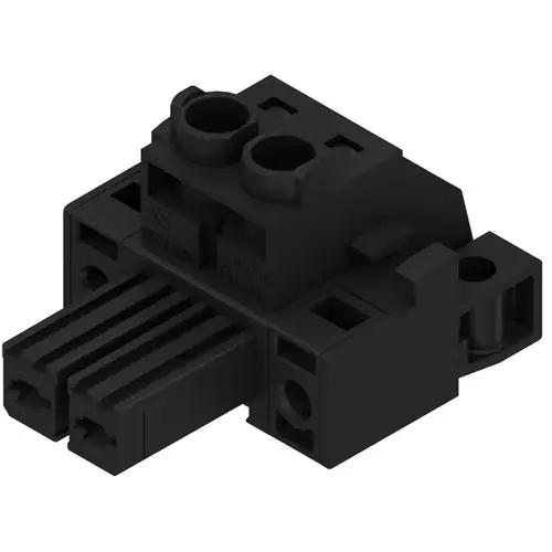 Top-Angebot Buchsenleiste, 2-polig, RM 7.62 mm, gerade, schwarz, 1929740000