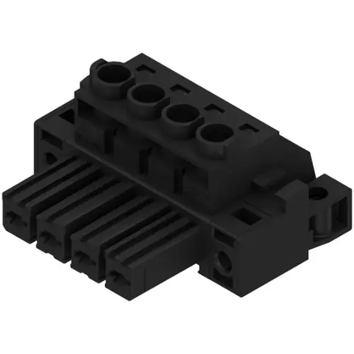 Beliebt Buchsenleiste, 4-polig, RM 7.62 mm, gerade, schwarz, 1929760000