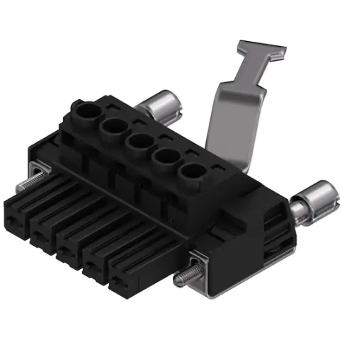 Buchsenleiste, 5-polig, RM 7.62 mm, gerade, schwarz, 1929870000 Top-Seller