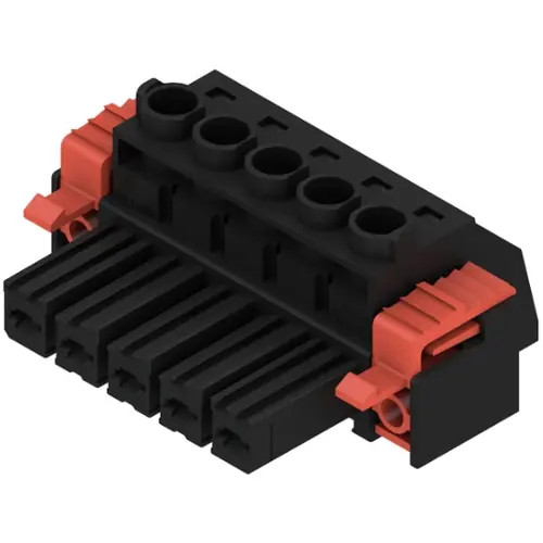 Buchsenleiste, 5-polig, RM 7.62 mm, gerade, schwarz, 1930080000 Direkt Vom Hersteller