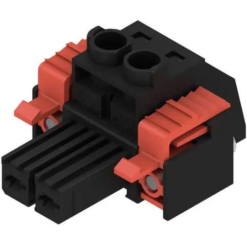 Sichere Zahlung Buchsenleiste, 2-polig, RM 7.62 mm, gerade, schwarz, 1930160000