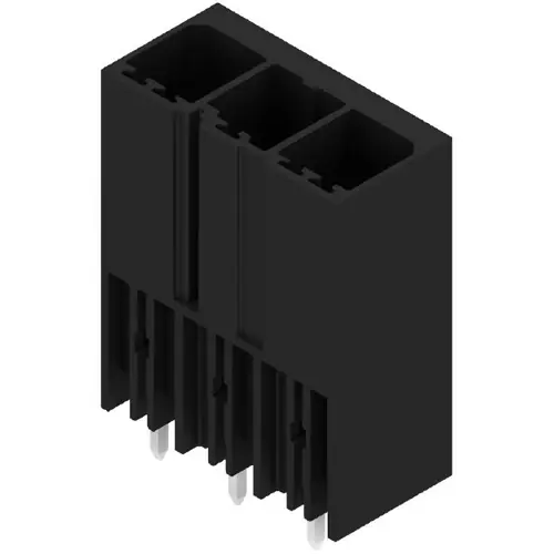 Top-Seller Stiftleiste, 3-polig, RM 7.62 mm, gerade, schwarz, 1930610000