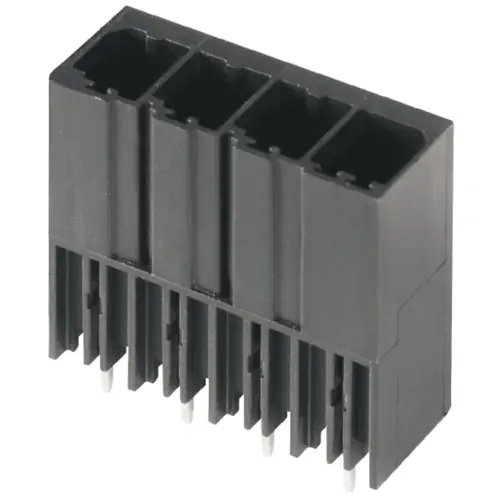 Stiftleiste, 4-polig, RM 7.62 mm, gerade, schwarz, 1930620000 Kostenloser Rückversand