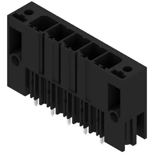 Stiftleiste, 5-polig, RM 7.62 mm, gerade, schwarz, 1930850000 Günstig