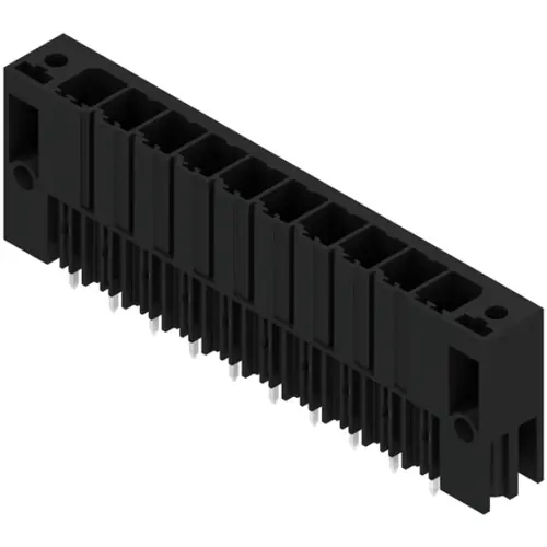 Stiftleiste, 10-polig, RM 7.62 mm, gerade, schwarz, 1930900000 Direkt Vom Hersteller