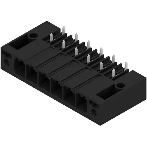 Expressversand Stiftleiste, 6-polig, RM 7.62 mm, abgewinkelt, schwarz, 1931410000