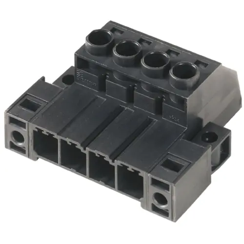 Stiftleiste, 4-polig, RM 7.62 mm, gerade, schwarz, 1931820000 Heißes Angebot