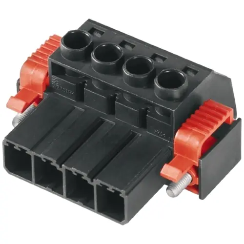 Angebot Stiftleiste, 4-polig, RM 7.62 mm, gerade, schwarz, 1932200000