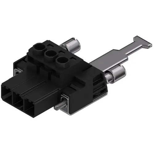 Mega-Angebot Stiftleiste, 3-polig, RM 7.62 mm, gerade, schwarz, 1932500000