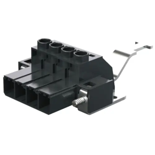 Neue Kollektion Stiftleiste, 4-polig, RM 7.62 mm, gerade, schwarz, 1932510000