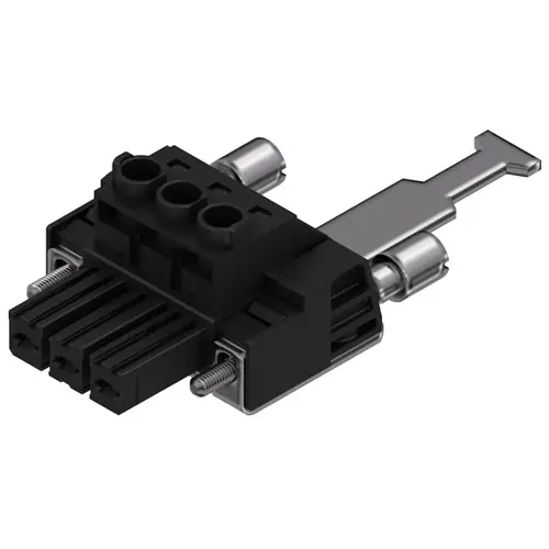 Buchsenleiste, 3-polig, RM 7.62 mm, gerade, schwarz, 1933340000 Bestseller