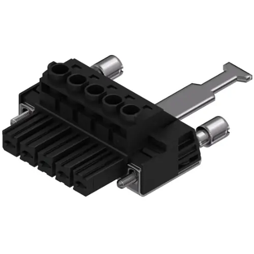 Buchsenleiste, 5-polig, RM 7.62 mm, gerade, schwarz, 1933360000 Begrenztes Angebot