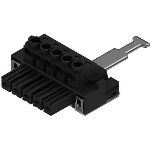 Buchsenleiste, 5-polig, RM 7.62 mm, gerade, schwarz, 1933400000 Beliebt