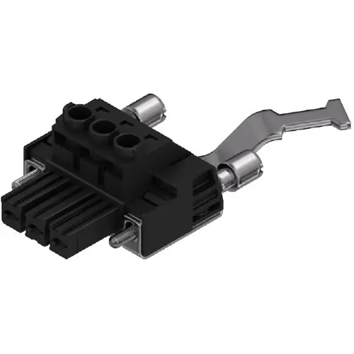 Nur Heute Buchsenleiste, 3-polig, RM 7.62 mm, gerade, schwarz, 1933430000