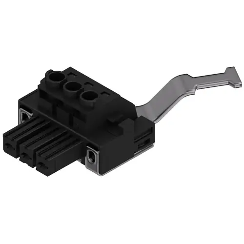 Buchsenleiste, 3-polig, RM 7.62 mm, gerade, schwarz, 1933470000 Nur Für Kurze Zeit