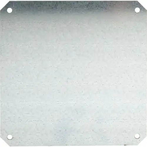 Markenprodukt Montageplatte, quadratisch, Verzinkter Stahl, (B x H) 540 x 540 mm, für PLS-Gehäuse, NSYPMM5454