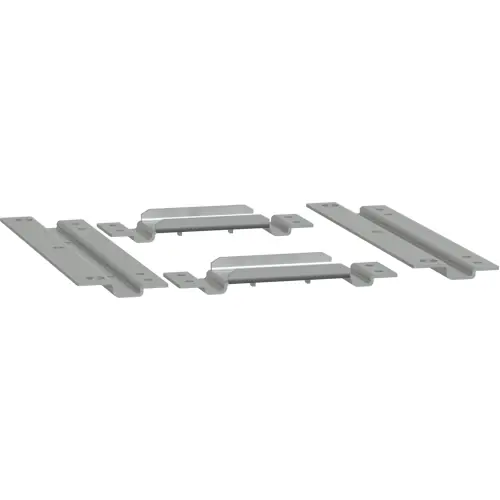 Top-Angebot Adapterplatte, Verzinkter Stahl, (L) 420 mm, für 2 Türmontage, NSYPTZ42P