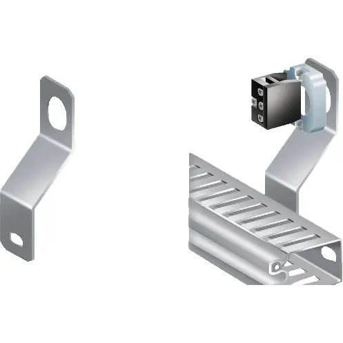Markenprodukt Kabelbefestigung, Verzinkter Stahl, (L x B x H) 11.5 x 30 x 100 mm, silber, NSYSPCP
