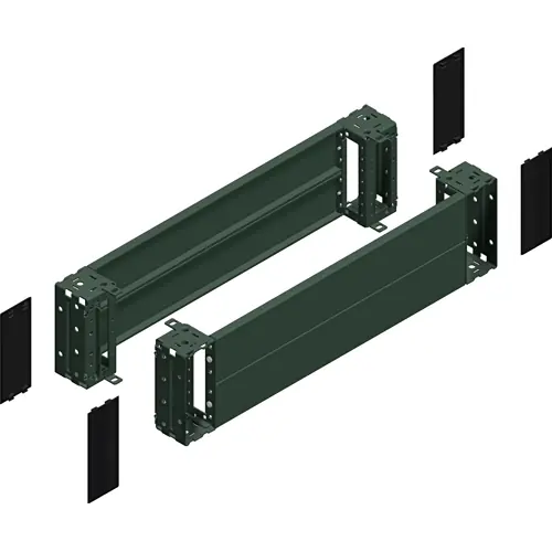 Sockel-Frontteil, Stahlblech, (B x H) 1000 x 200 mm, umbragrau, NSYSPF10200 Billig