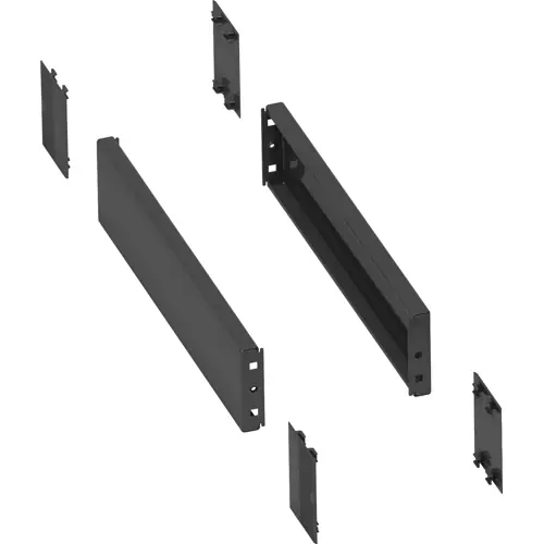 Seitenwand, Stahlblech, (L x B x H) 400 x 400 x 100 mm, umbragrau, NSYSPS4100SD Preis Gesenkt