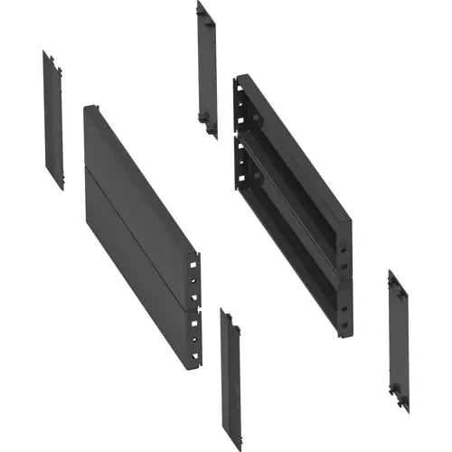 Sockel-Seitenteil, Stahlblech, (B x H) 600 x 200 mm, umbragrau, NSYSPS6200 Expressversand