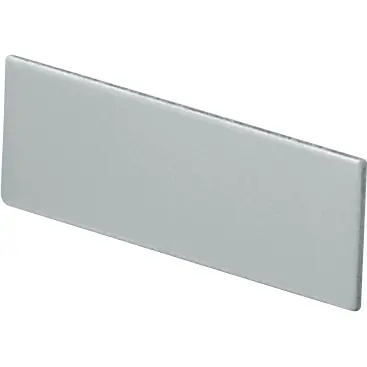 Neu Im Sortiment Frontplatte, Aluminium, (B x H) 36 x 14.6 mm, grau, A9104111