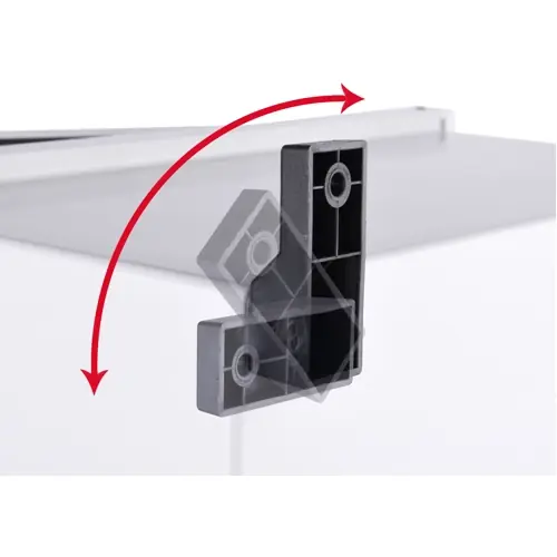 Knallerangebot Wandlaschen-Set, 4 Stück, rückseitig anschraubbar, Polyester, 42600200, Packung mit 4 Stück