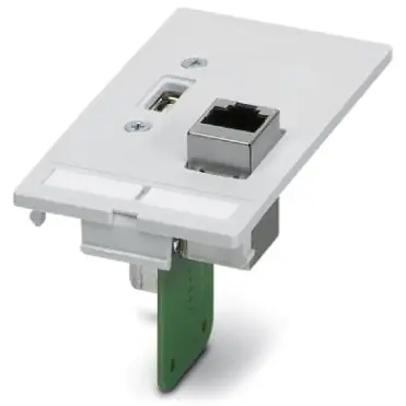 Datenfrontplatte, PBT, (B x H x T) 50.7 x 87.5 x 60 mm, 1404499 Highlight