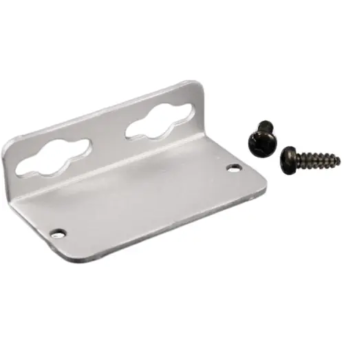 Flanschsatz, abgewinkelt, Aluminium, (L x B x H) 78 x 16.6 x 51.2 mm, natur, für Serie 1455K, 1455KF Preisreduziert