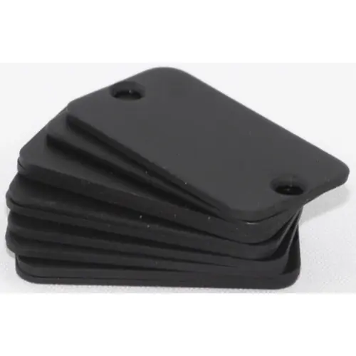 Begrenztes Angebot Abschlussplatte, Aluminium, (L x B x H) 42.43 x 22.93 x 1.63 mm, schwarz, für Serie 1455D, 1455DALBK-10