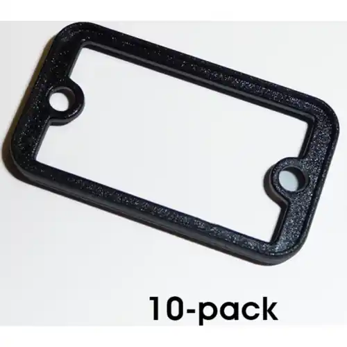 Blende, PC, (L x B x H) 44.62 x 25.12 x 6 mm, schwarz, für Serie 1455D, 1455DBBK-10 Bestseller