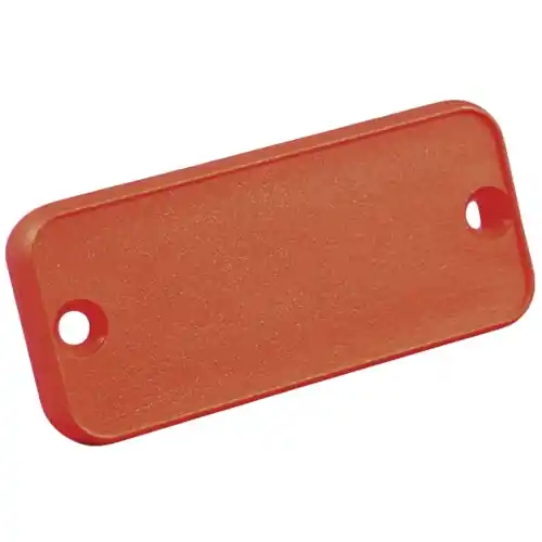 Top-Seller Blende, ABS, (L x B x H) 129.01 x 55.12 x 10.49 mm, rot, für Serie 1455Q, 1455QPLRED