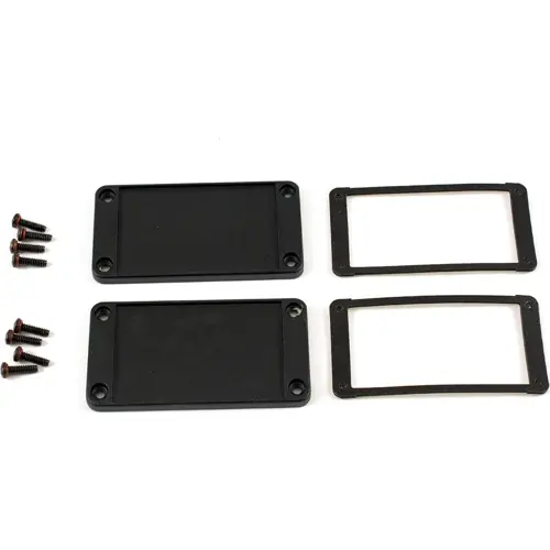 Sonderangebot Abschlussplatte, Aluminium, schwarz, für Serie 1457, 1457KWP