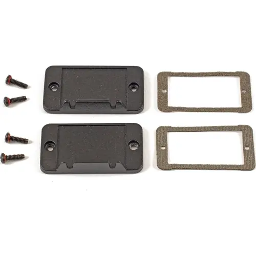 Versand Am Gleichen Tag EMI/RFI Endplatte, Aluminium, (L x B) 62 x 33.93 mm, schwarz, für Serie 1457, 1457CEPF