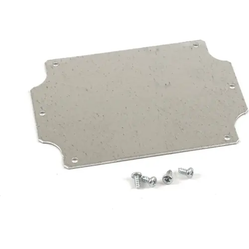 Montageplatte, Stahl, (L x B x H) 108 x 76 x 1.63 mm, grau, für Serie 1555FF/1555F2F, 1555FFPL Direktkauf