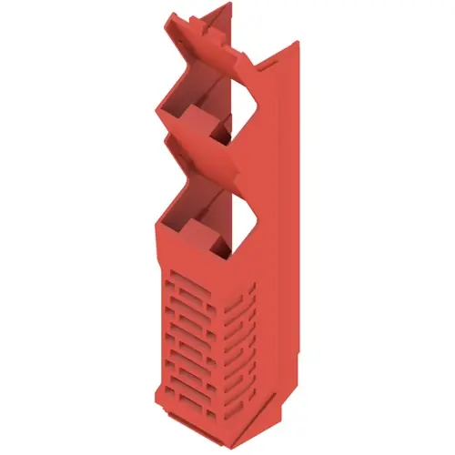 Highlight Seitenelement, PA, (B x H x T) 22.5 x 22.8 x 105.5 mm, rot, für OMNIMATE Gehäuse, 1206890000