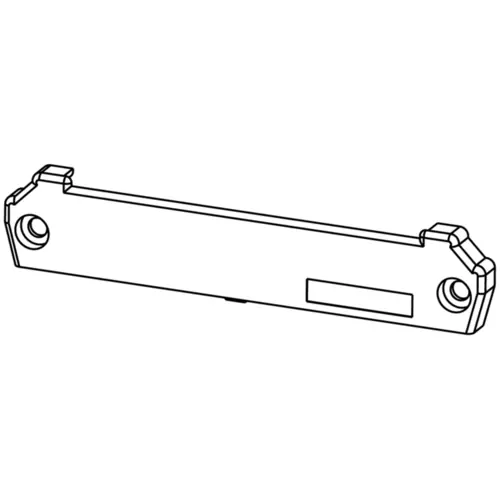 Neue Kollektion Abschlussplatte, PA, (L x B x H) 86.4 x 12.3 x 20 mm, orange, 1324260000