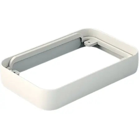 Zwischenring, ABS, (L x B x H) 76 x 120 x 21 mm, grauweiß, für SOFT-CASE L, A9152017 Neu Im Sortiment