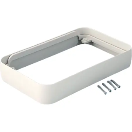 Zwischenring, ABS, (L x B x H) 96 x 154 x 26 mm, grauweiß, für SOFT-CASE XL, A9153017 Ausverkauf