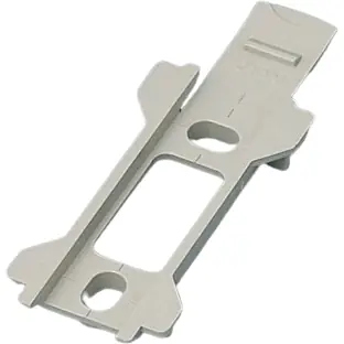 Gratis Versand Wandhalterung, ABS/PC, (L x B x H) 84.5 x 29.9 x 7.2 mm, kieselgrau, für TOPTEC 102, Vers. I/Vers. II, B1340028