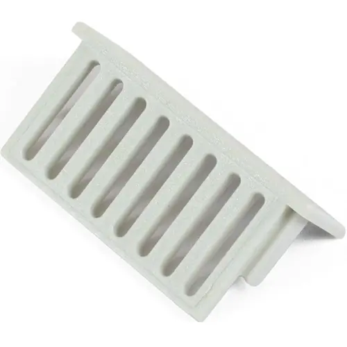 Abdeckung, mit Belüftung, PC, (L x B x H) 52 x 16 x 10 mm, grau, für DIN-Schienen-Gehäuse, 1597DINCOV3GY Must-Have