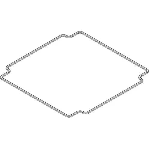 Kostenfreie Lieferung Dichtung, Silikon, (L x B x H) 177.9 x 177.9 x 1.5 mm, grau, für Gehäuse, 1554WGASKET