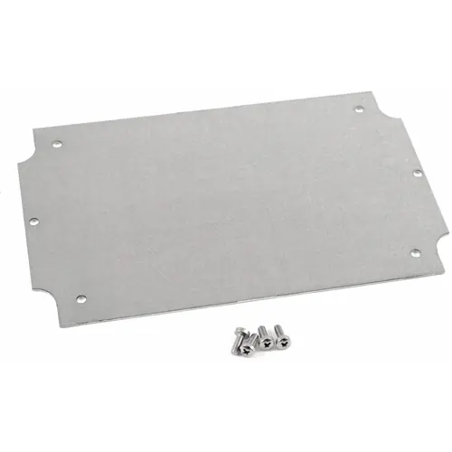 Montageplatte, Stahl, (L x B x H) 167.5 x 168 x 1.63 mm, grau, für Serie 1554W/1554WA, 1554WPL Nur Für Kurze Zeit