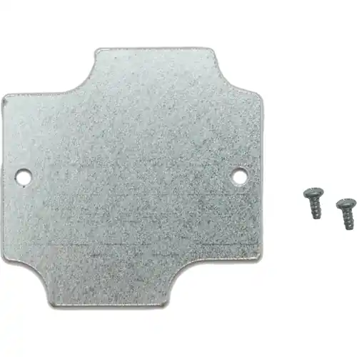 Montageplatte, Stahl, (L x B x H) 54.1 x 54.1 x 1.63 mm, grau, für Serie 1555BF/1555B2F, 1555BFPL Neuheit