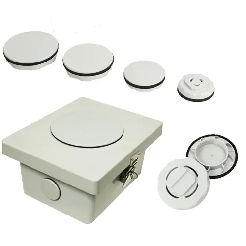 Abdeckkappe, rund, PC, (Ø) 28 mm, lichtgrau, HP12PCLG Direkt Vom Hersteller